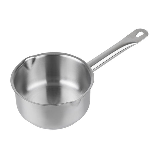 Vogue Stainless Steel Milk Pan 140mm • PAS-CX029