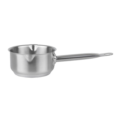 Vogue Stainless Steel Milk Pan 140mm • PAS-CX029