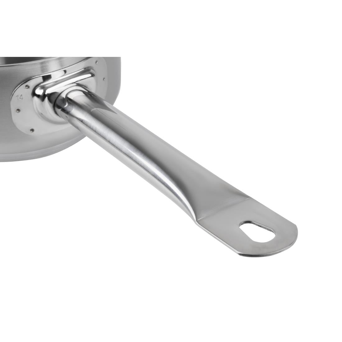 Vogue Stainless Steel Milk Pan 140mm • PAS-CX029