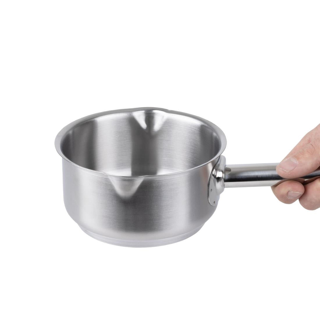 Vogue Stainless Steel Milk Pan 140mm • PAS-CX029