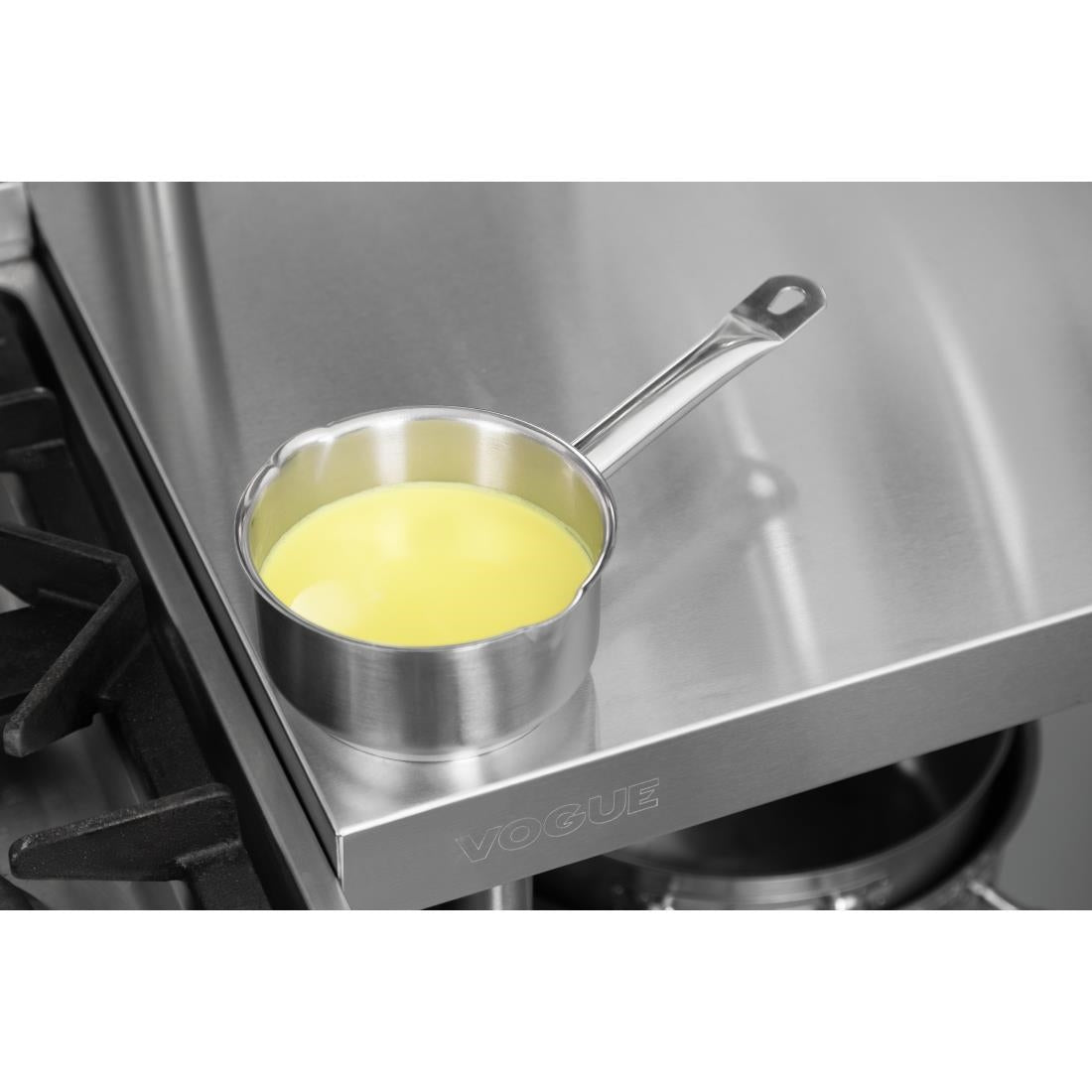 Vogue Stainless Steel Milk Pan 140mm • PAS-CX029