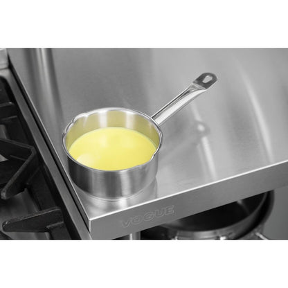 Vogue Stainless Steel Milk Pan 140mm • PAS-CX029