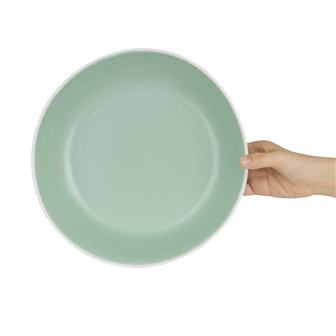Olympia Chia Green Coupe Bowl 265mm 10.5" (4 Pack) • PAS-CX955