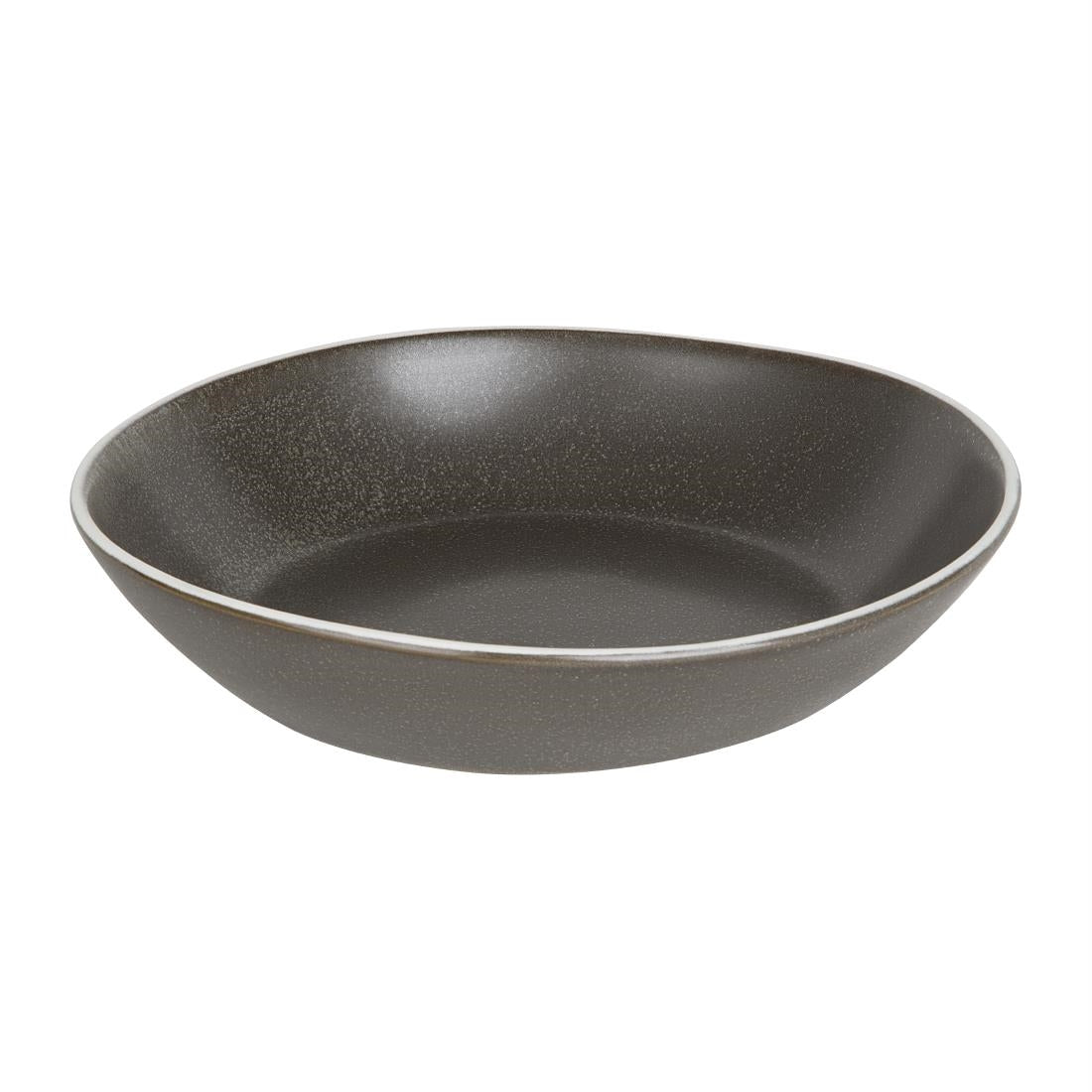 Olympia Chia Charcoal Coupe Bowl 220mm 8.5" (4 Pack) (Pack of 4) • PAS-CX958
