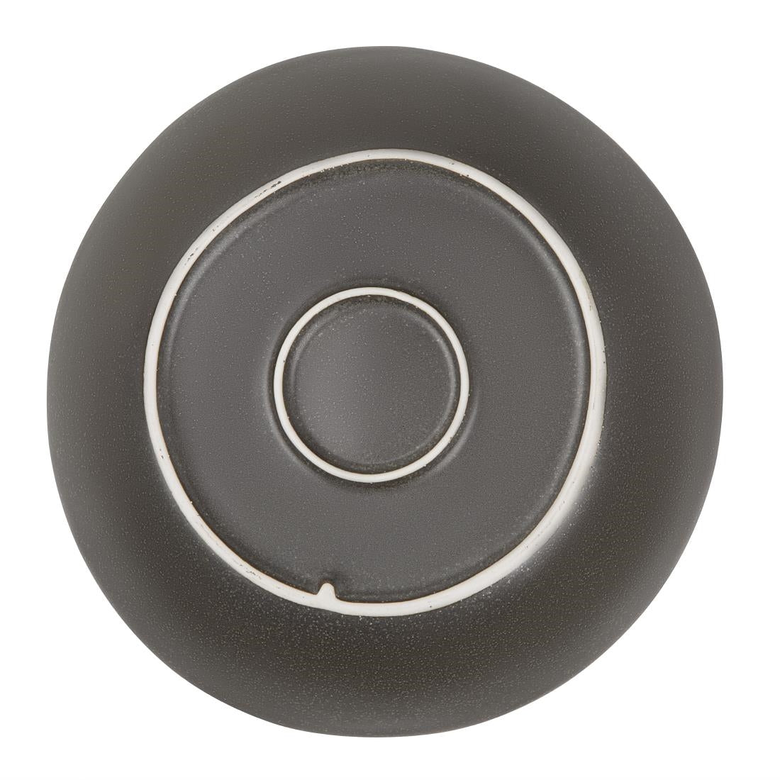 Olympia Chia Charcoal Coupe Bowl 220mm 8.5" (4 Pack) (Pack of 4) • PAS-CX958