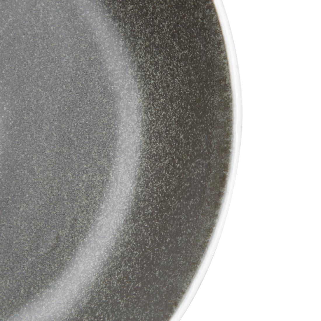 Olympia Chia Charcoal Coupe Bowl 220mm 8.5" (4 Pack) (Pack of 4) • PAS-CX958