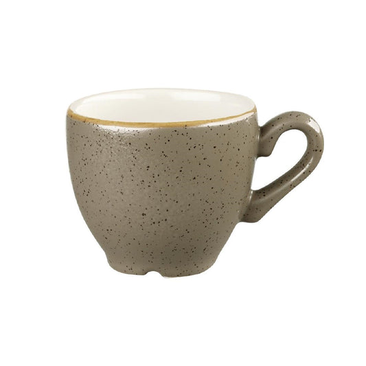 Churchill Stonecast Peppercorn Grey Espresso Cup - 100ml (12 Pack) (Capacity: 100ml | Box of 12) • PAS-CY862