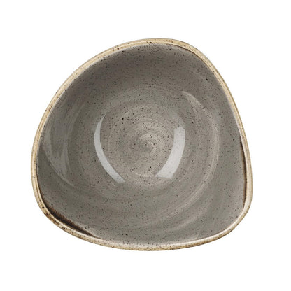 Churchill Stonecast Triangle Bowl Grey 153mm (12 Pack) • PAS-CY963