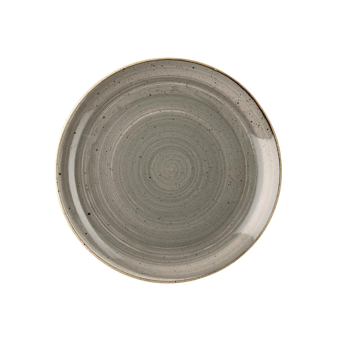 Churchill Stonecast Coupe Plate Grey 288mm (12 Pack) • PAS-CY965