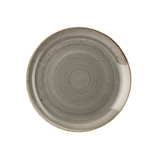Churchill Stonecast Coupe Plate Grey 288mm (12 Pack) • PAS-CY965