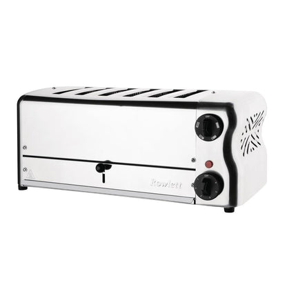 Rowlett Esprit 6 Slot Toaster Chrome w/2x Additional Elements & Sandwich Cage • PAS-CH185-A