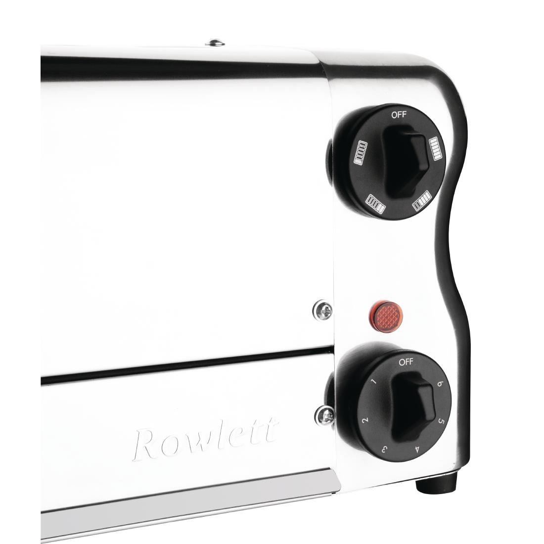 Rowlett Esprit 6 Slot Toaster Chrome w/2x Additional Elements & Sandwich Cage • PAS-CH185-A