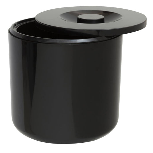 Beaumont Insulated Round Ice Bucket Black • PAS-CZ455