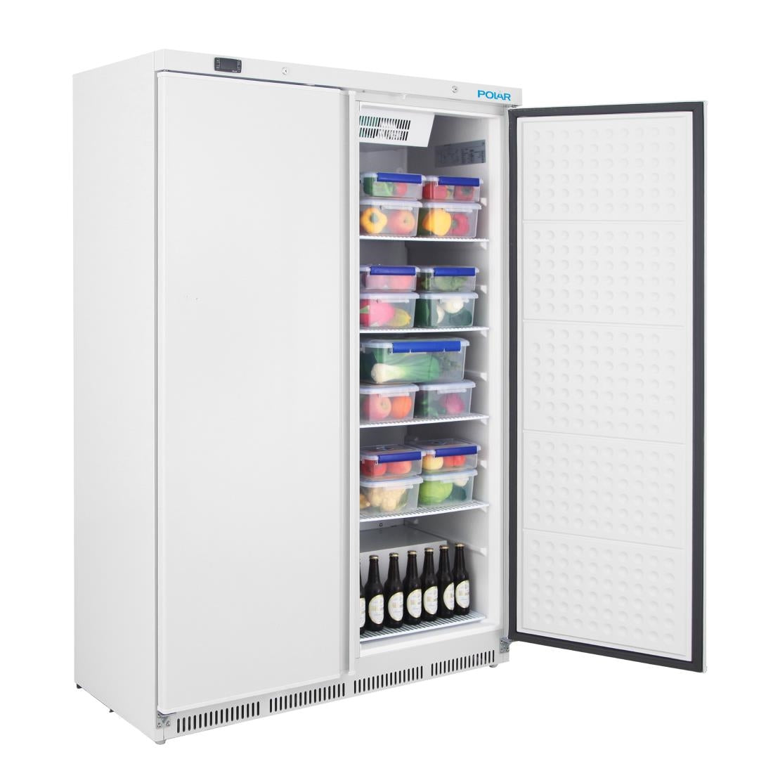 Polar C-Series Double Door Upright Fridge White 744Ltr • PAS-CZ781-A