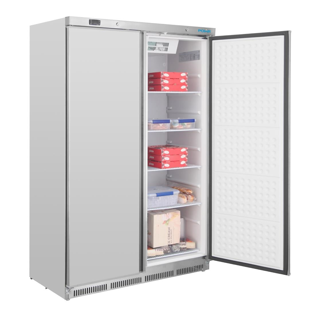 Polar C-Series Double Door Freezer Stainless Steel • PAS-CZ784-A