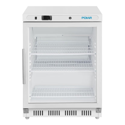 Polar C-Series Under Counter White Display Fridge - 150Ltr • PAS-CZ785-A