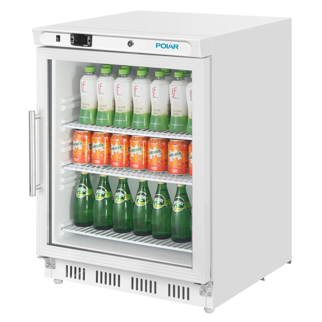 Polar C-Series Under Counter White Display Fridge - 150Ltr • PAS-CZ785-A