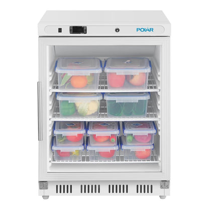 Polar C-Series Under Counter White Display Fridge - 150Ltr • PAS-CZ785-A