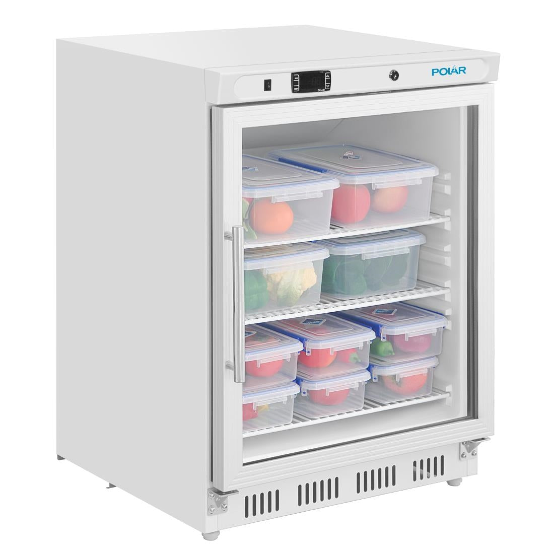 Polar C-Series Under Counter White Display Fridge - 150Ltr • PAS-CZ785-A