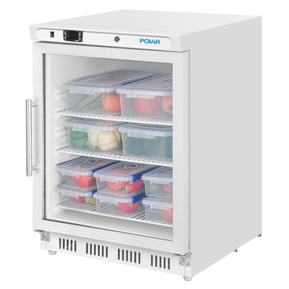 Polar C-Series Under Counter White Display Fridge - 150Ltr • PAS-CZ785-A
