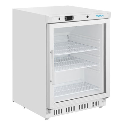 Polar C-Series Under Counter White Display Fridge - 150Ltr • PAS-CZ785-A