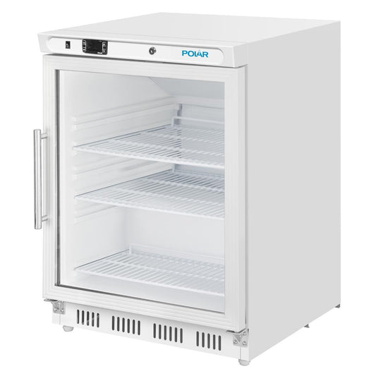 Polar C-Series Under Counter White Display Fridge - 150Ltr • PAS-CZ785-A