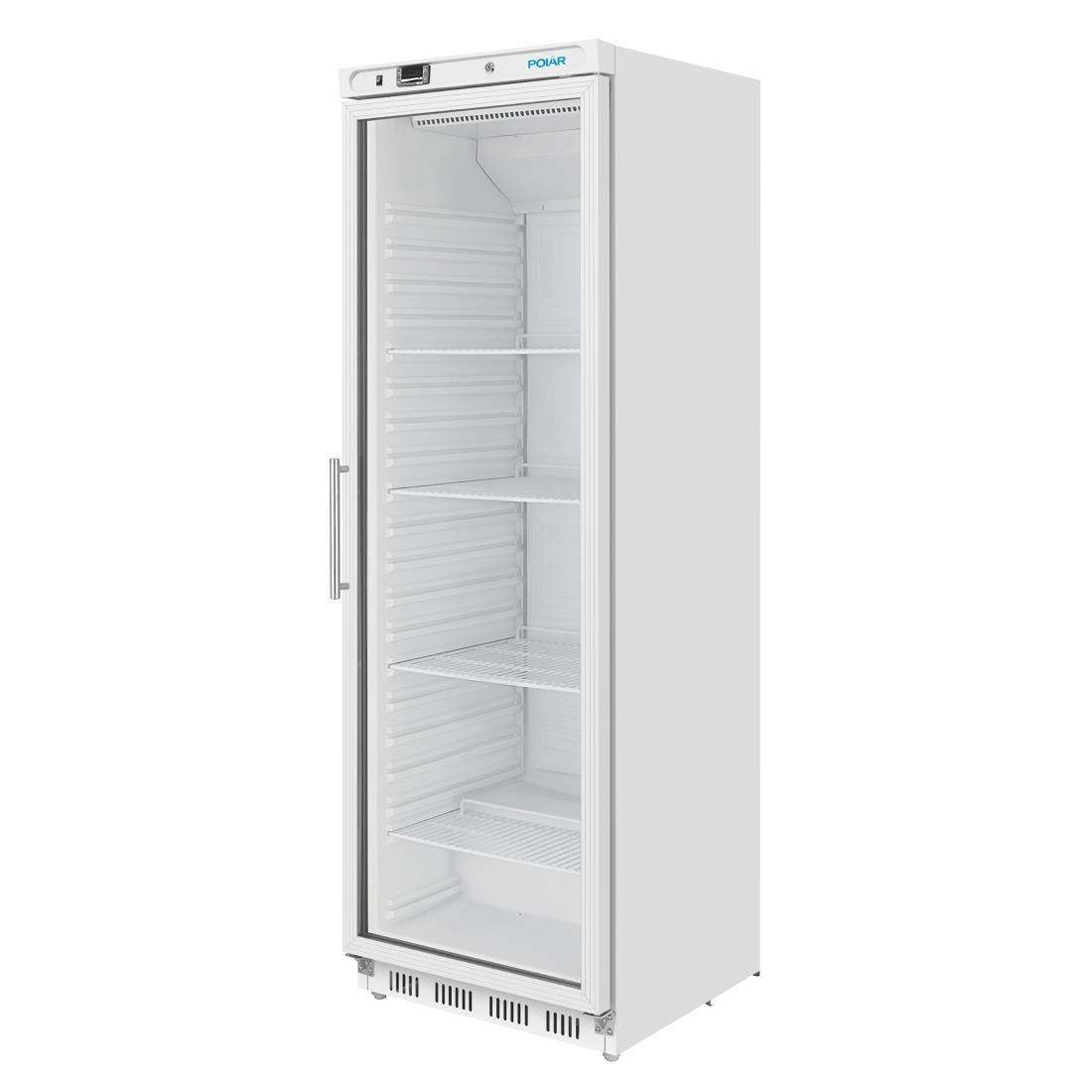 Polar C-Series Upright White Display Fridge - 400Ltr • PAS-CZ786-A