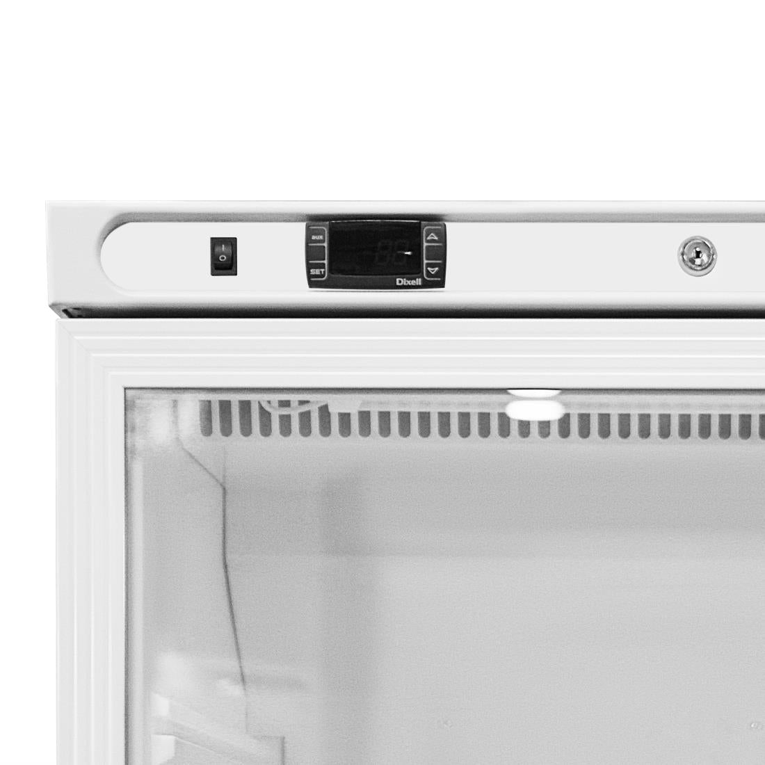 Polar C-Series Upright White Display Fridge - 400Ltr • PAS-CZ786-A