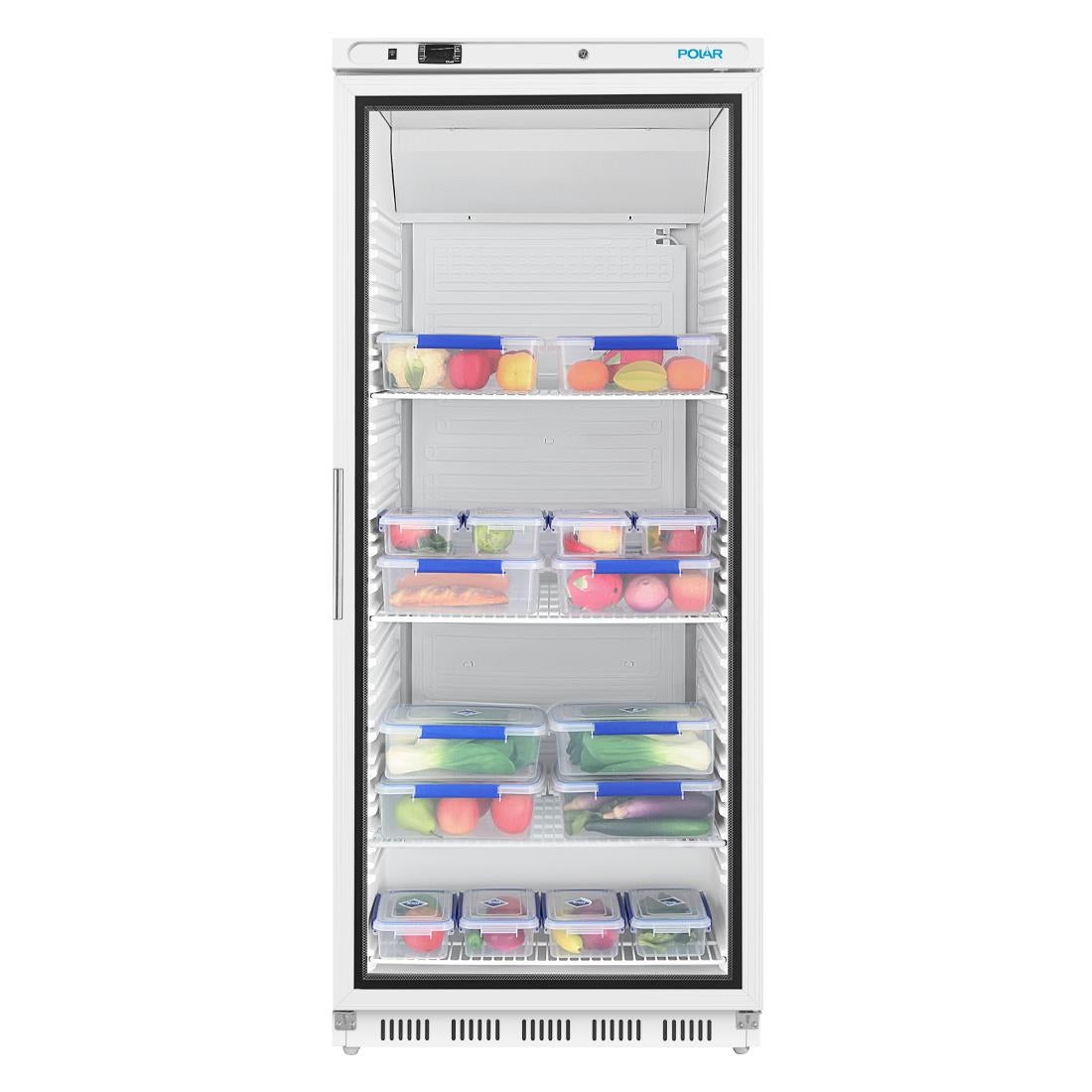 Polar C-Series Upright Display Fridge 600Ltr White • PAS-CZ787-A