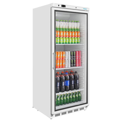 Polar C-Series Upright Display Fridge 600Ltr White • PAS-CZ787-A