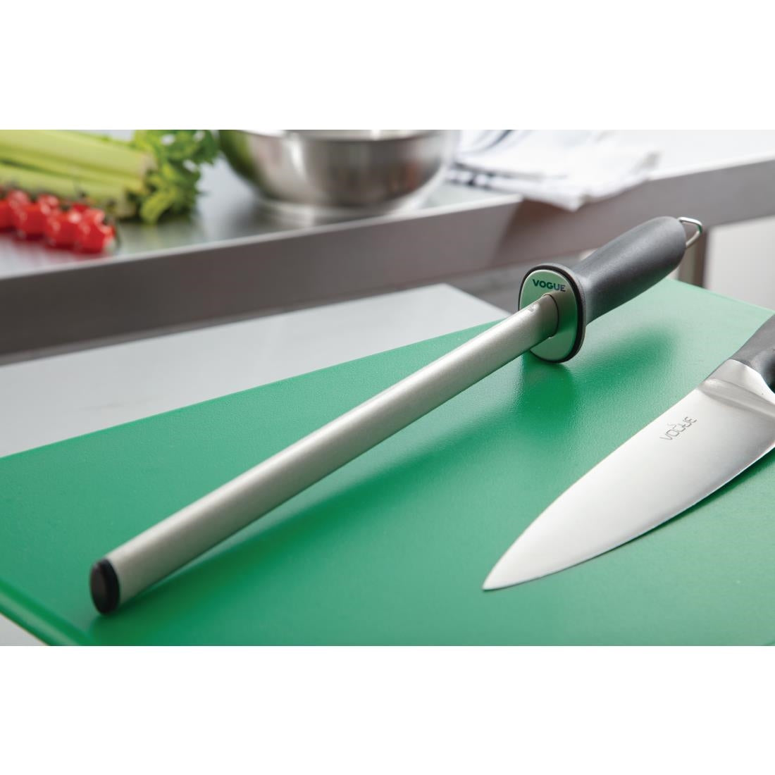 Vogue Diamond Sharpening Steel 300mm • PAS-D161
