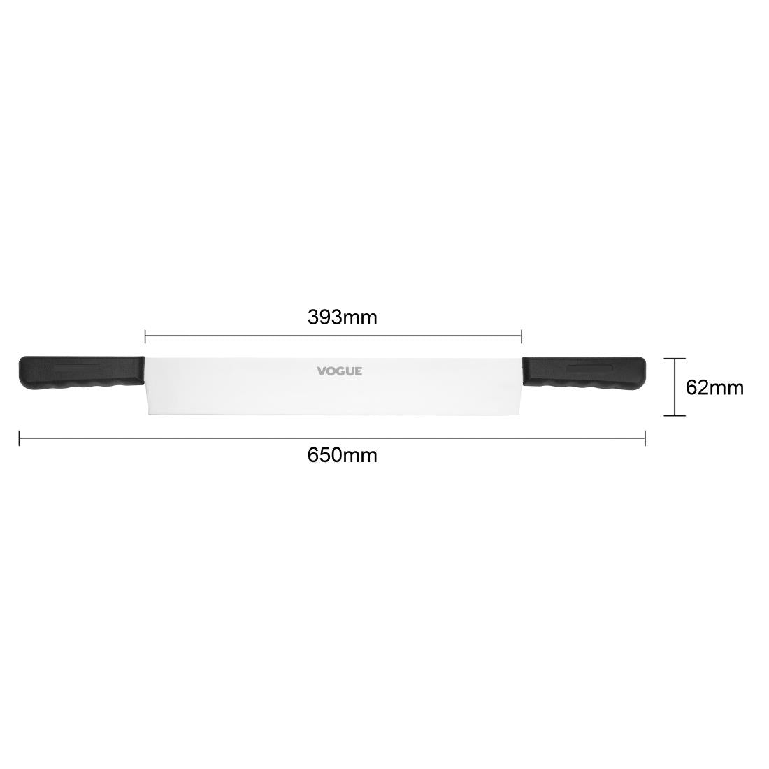 Vogue Double Handle Cheese Knife 380mm • PAS-D440