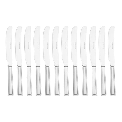 Olympia Harley Table Knife (12 Pack) (230(L)mm. Material: 18/0 Stainless Steel. Pack Quantity: 12) • PAS-D690