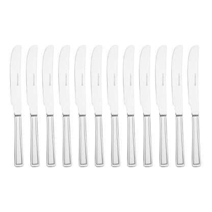 Olympia Harley Table Knife (12 Pack) (230(L)mm. Material: 18/0 Stainless Steel. Pack Quantity: 12) • PAS-D690