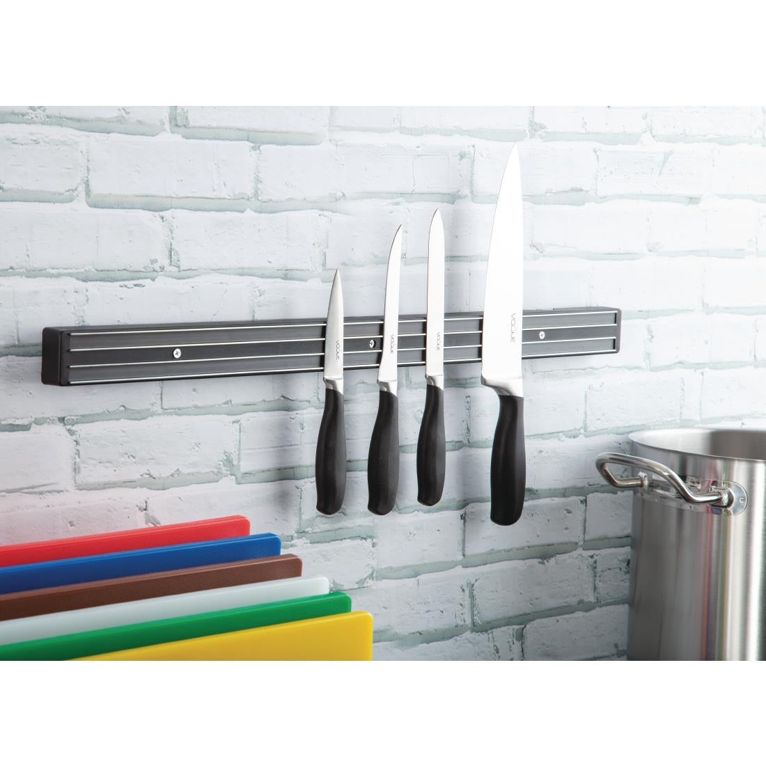 Vogue Magnetic Large Knife Rack 61cm • PAS-D722