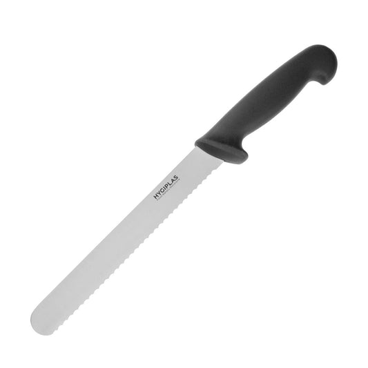 Hygiplas Bread Knife Black 200mm • PAS-D734