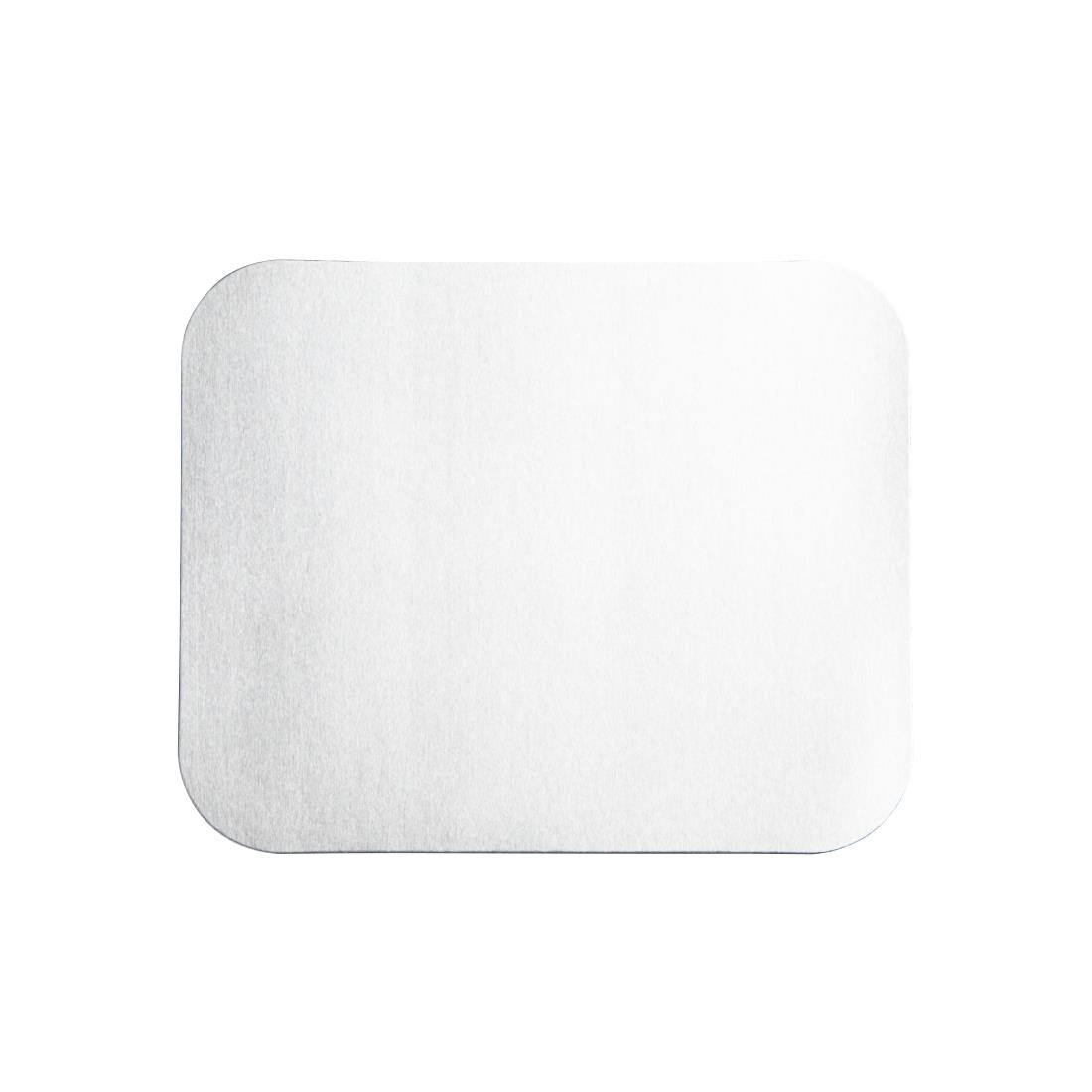 Waxed Lids for Fiesta Recyclable Medium Foil Containers (500 Pack) • PAS-DA087
