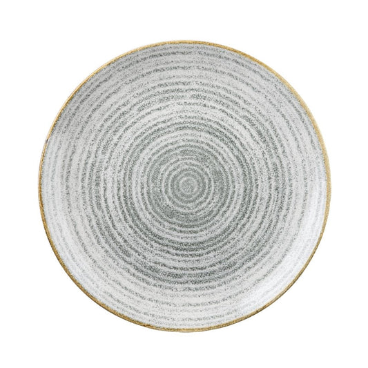 Churchill Studio Prints Homespun Stone Grey Coupe Bowl 182mm • PAS-DA273