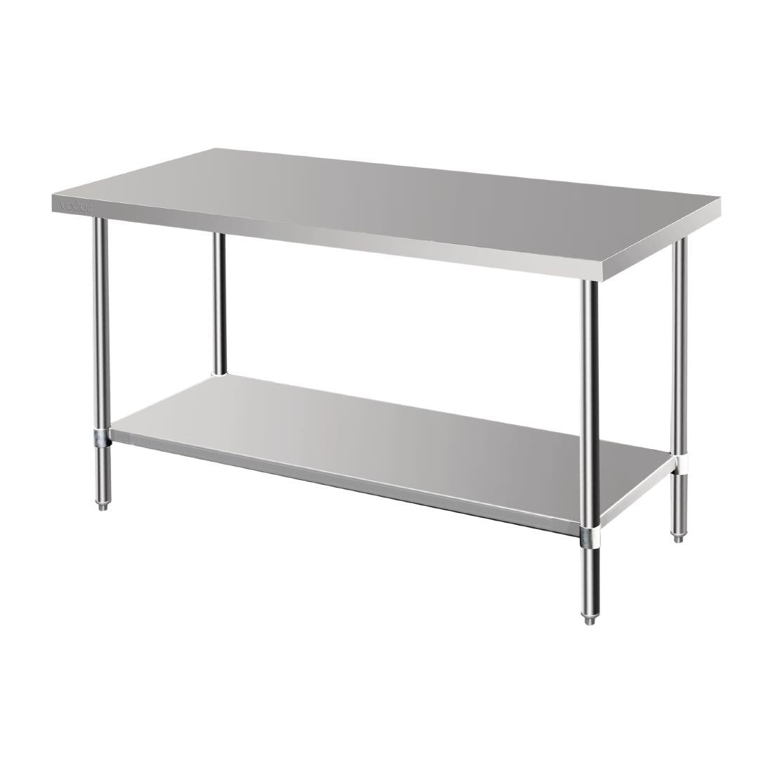 Vogue Premium Stainless Steel Prep Table 1500mm • PAS-DA330