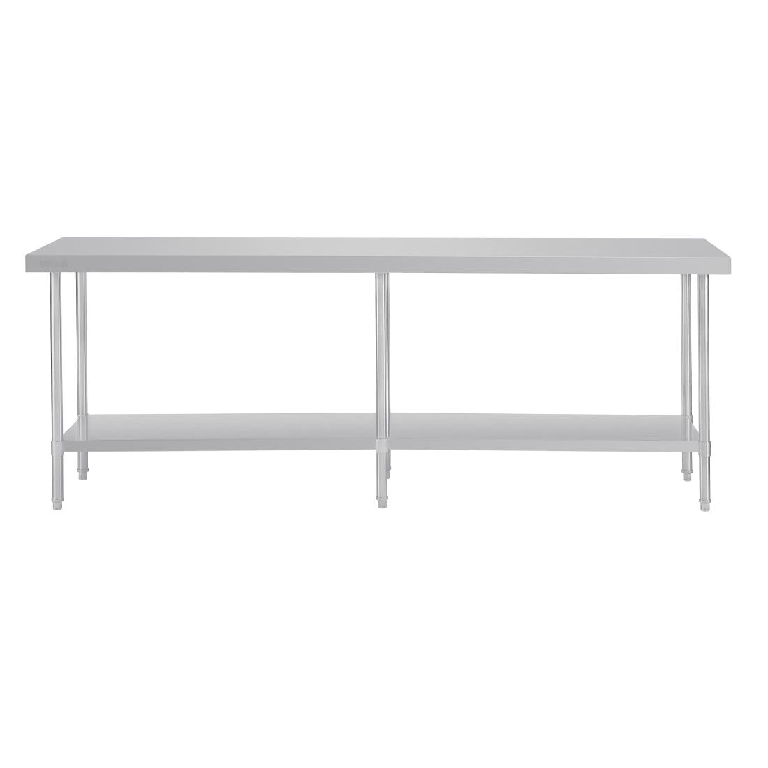 Vogue Premium Stainless Steel Table 2400mm • PAS-DA333
