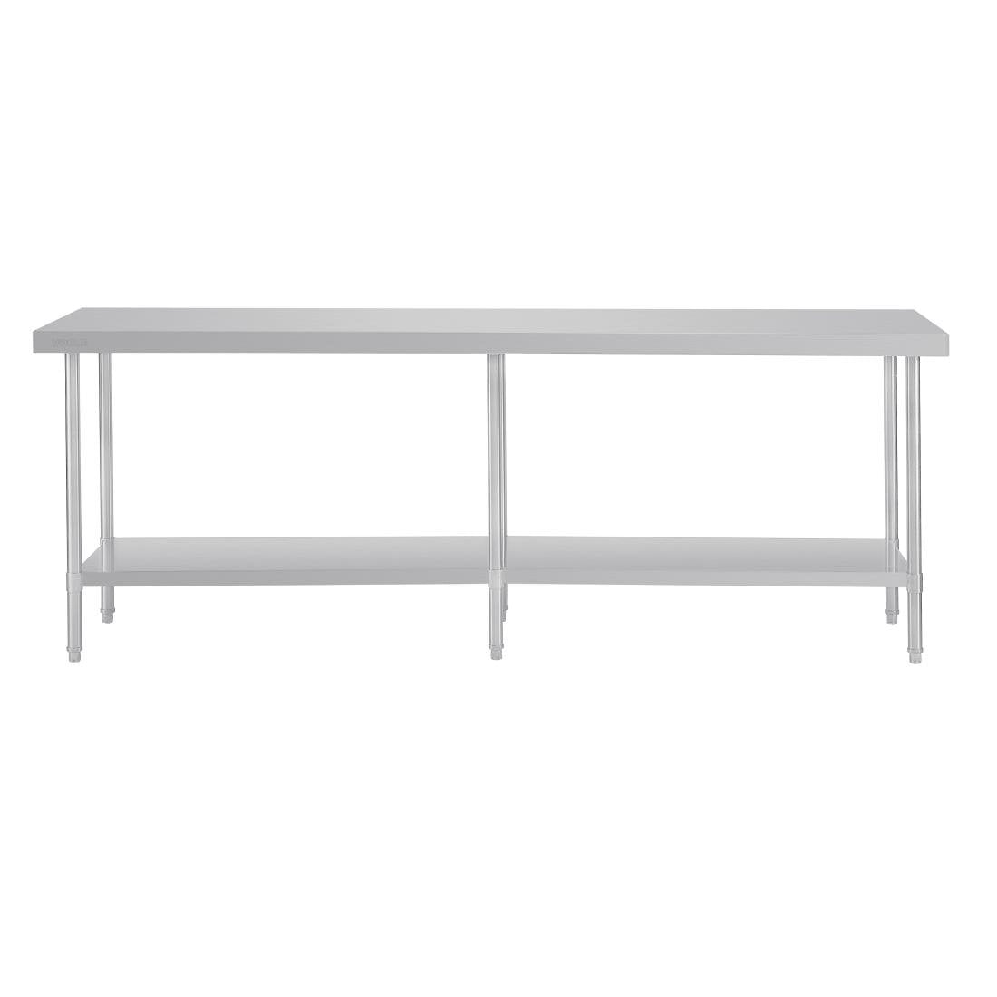 Vogue Premium Stainless Steel Table 2400mm • PAS-DA333