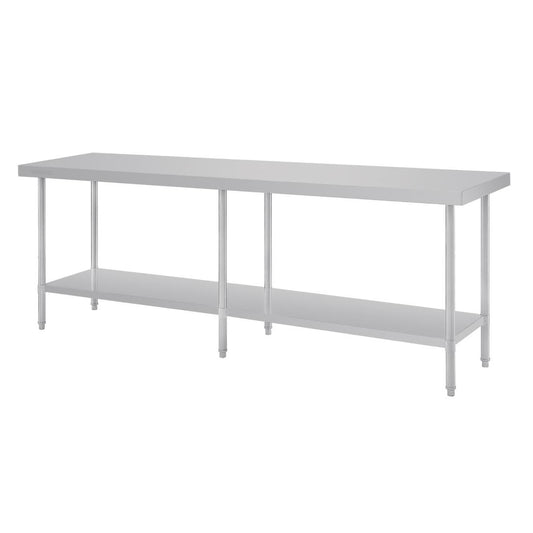 Vogue Premium Stainless Steel Table 2400mm • PAS-DA333