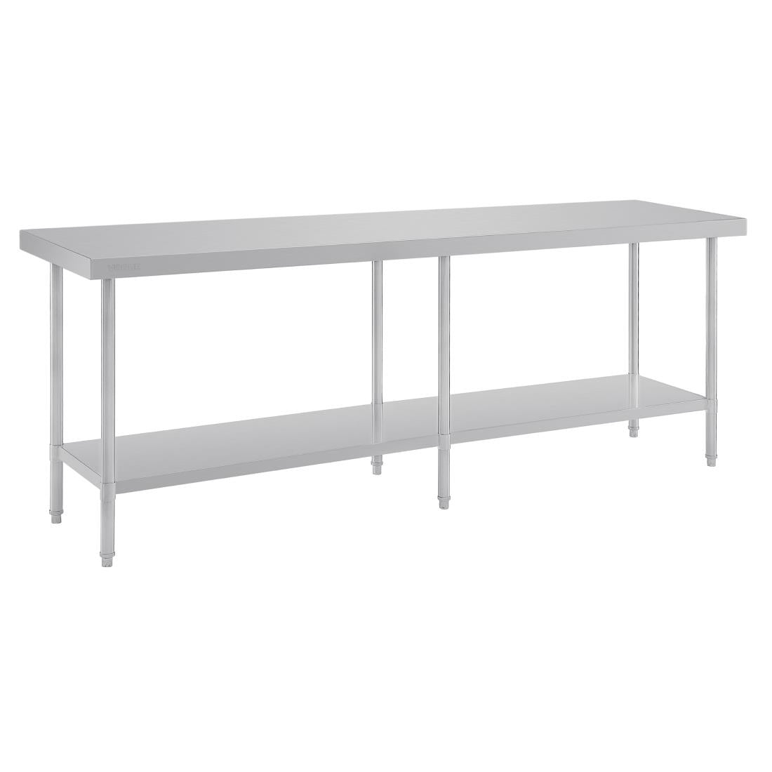 Vogue Premium Stainless Steel Table 2400mm • PAS-DA333