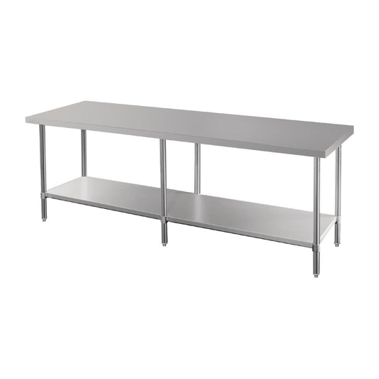 Vogue Premium Stainless Steel Table 2100mm • PAS-DA332