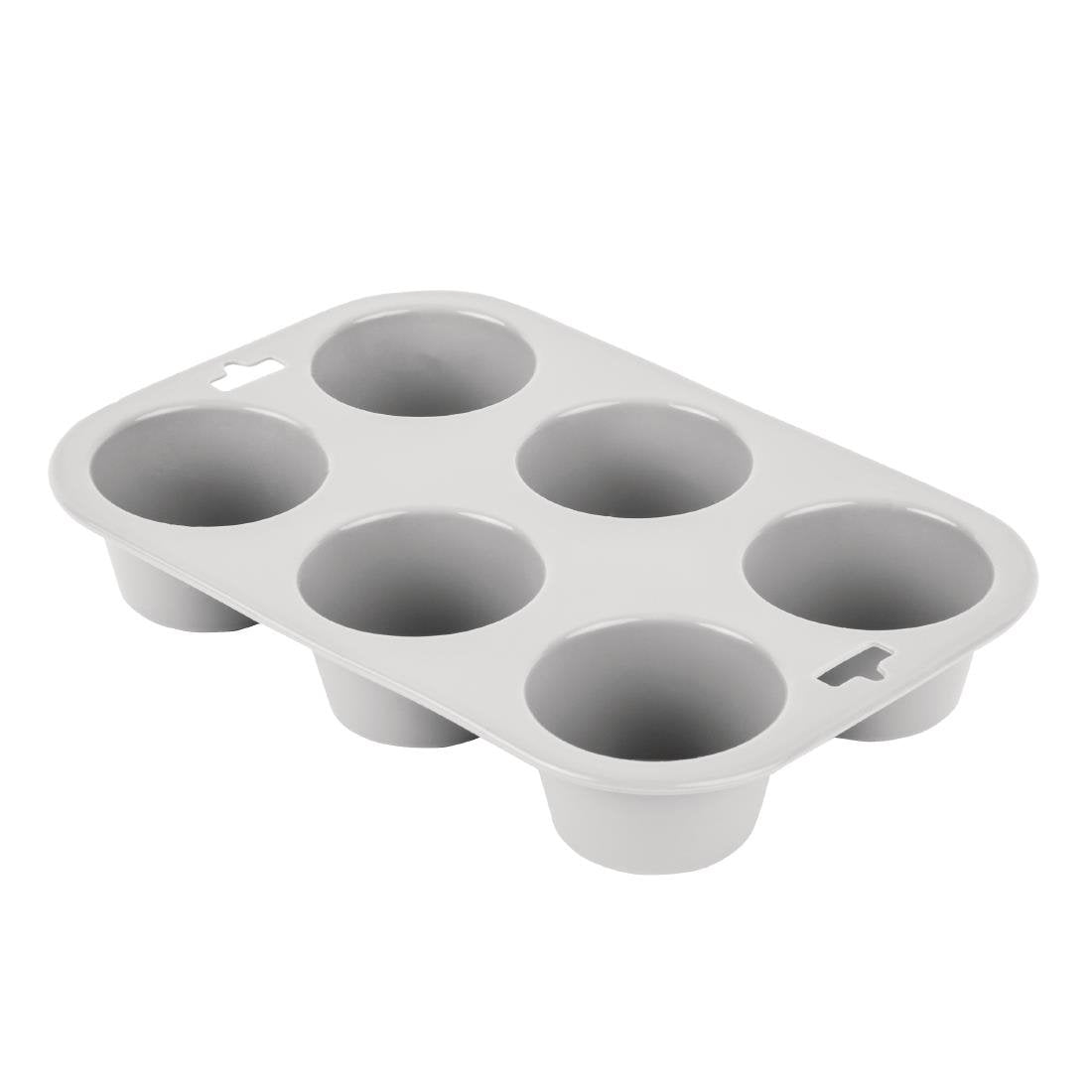 Vogue Flexible Silicone Six Hole Muffin Pan • PAS-DA520