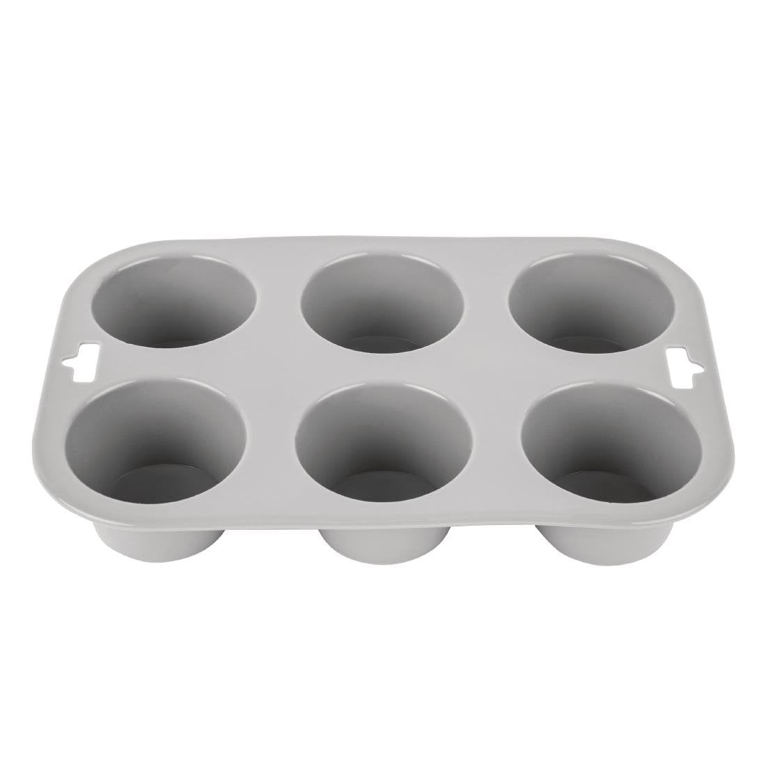 Vogue Flexible Silicone Six Hole Muffin Pan • PAS-DA520
