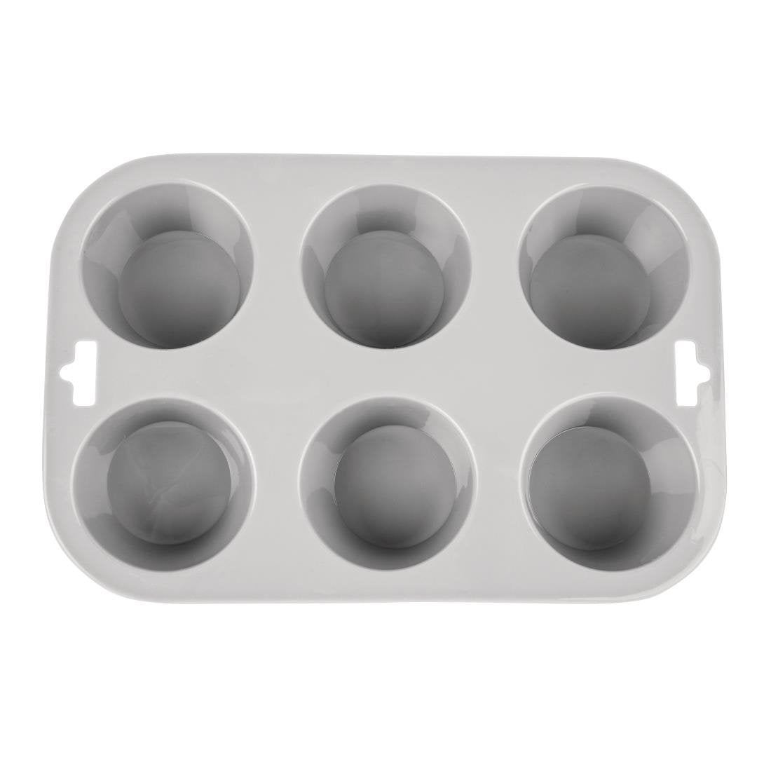 Vogue Flexible Silicone Six Hole Muffin Pan • PAS-DA520