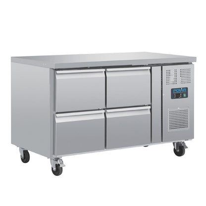 Polar U-Series Four Drawer Gastronorm Counter Fridge • PAS-DA547-A