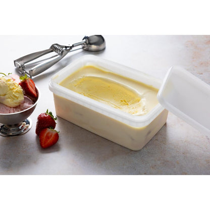 Ice Cream Container Lids 1.2Ltr (40 Pack) (192(W)x127(L)mm | Pack of 40) • PAS-DA571