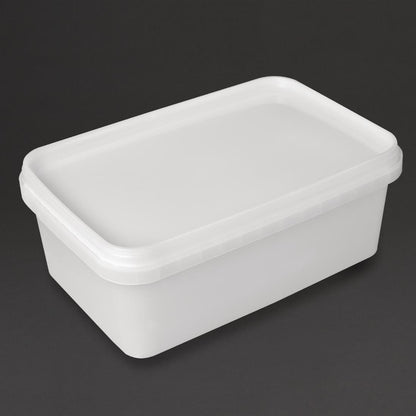 Ice Cream Containers 1.2Ltr (40 Pack) (Capacity: 1.2 Litres. Material: Plastic. Pack of 40) • PAS-DA570